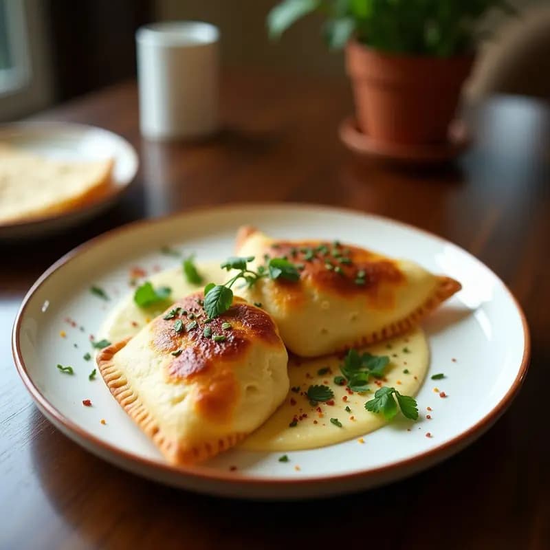 Empanadas de Pescado al Vapor con Masa de Tapioca y Hierbas Provenzales