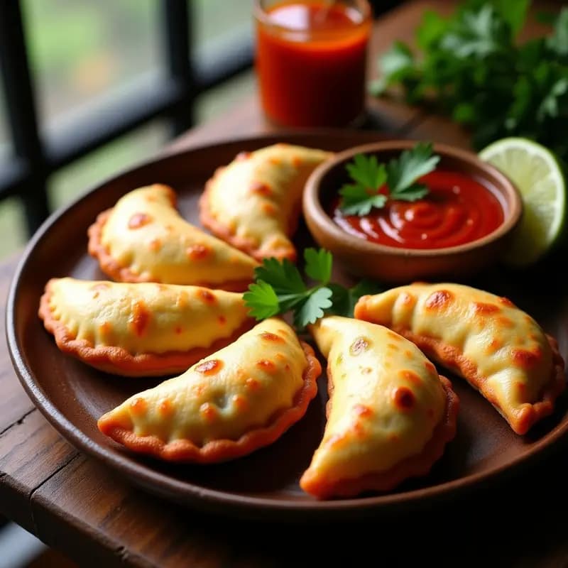 Empanadas de Pescado y Yuca: Receta Colombiana Sin Harina de Trigo con Salsa de Ají