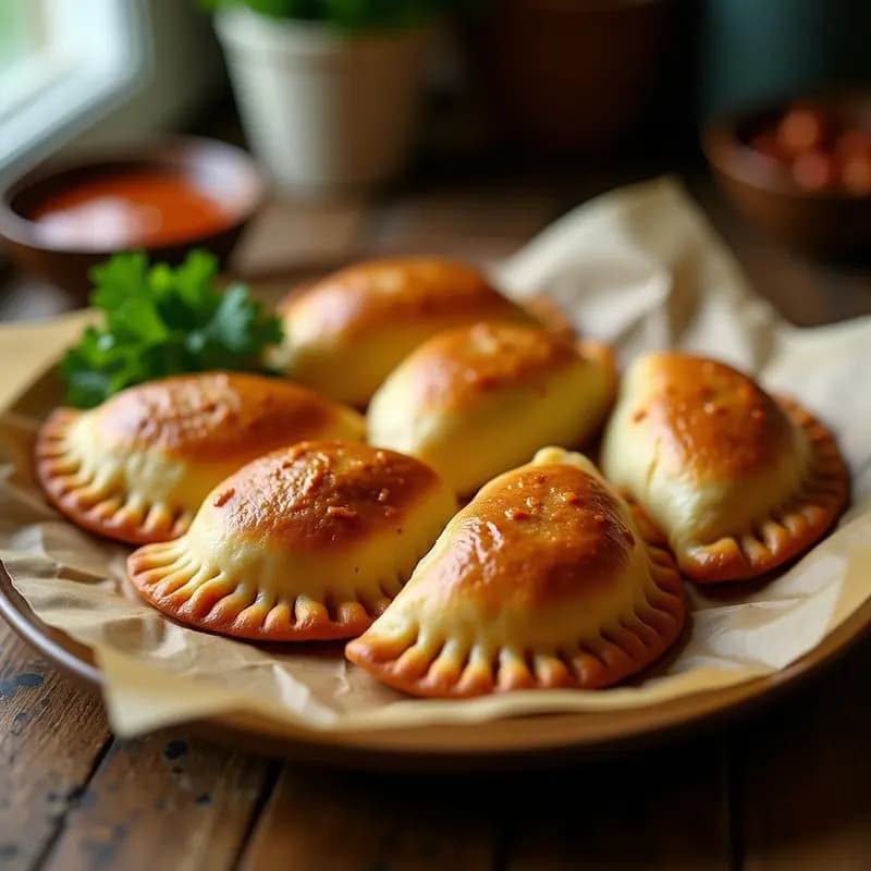 Empanadas de Picadillo de Soja y Aceitunas: Receta Cubana Vegana y Sin Gluten en Airfryer