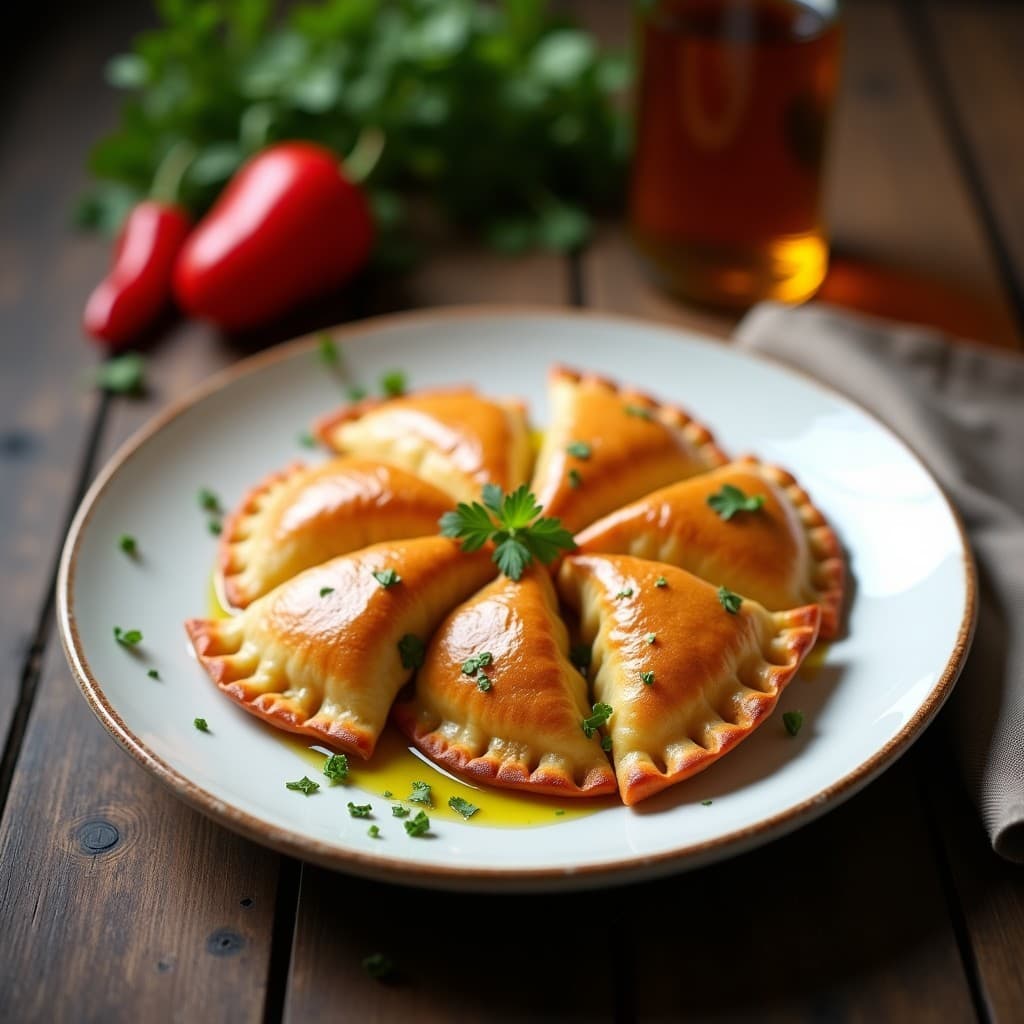 Empanadas de Pimiento del Padrón y Merluza: Receta Gallega en Olla Exprés y Sin Harina