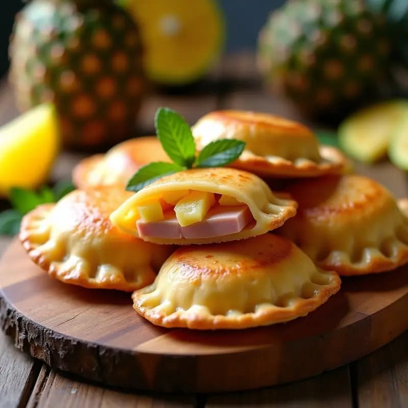 Empanadas de Piña y Jamón en Masa de Yuca: Receta Colombiana Gluten-Free