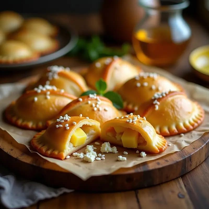 Empanadas de Piña y Queso Azul: Receta Colombiana Dulce-Salada en Airfryer