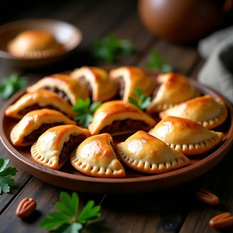 Empanadas de Pino Argentinas: Receta Tradicional con Carne Picada y Pasas en Thermomix