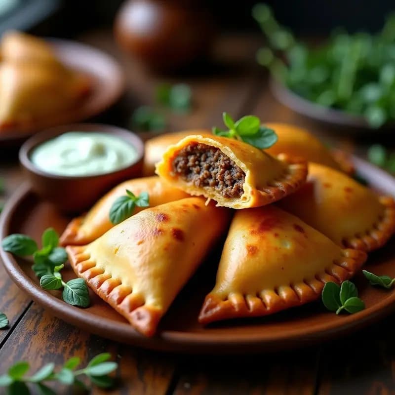 Empanadas de Pino Australianas con Carne y Queso Cheddar: Receta Crujiente en Airfryer