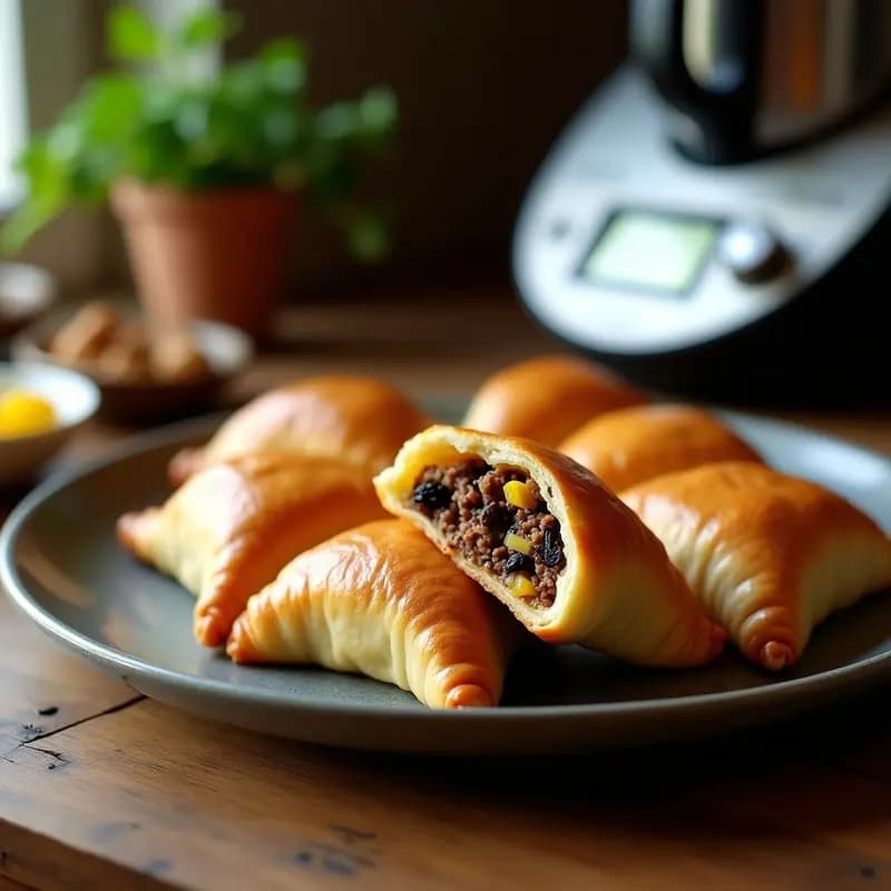 Empanadas de Pino con Carne y Huevo: Receta Chilena Casera en Thermomix