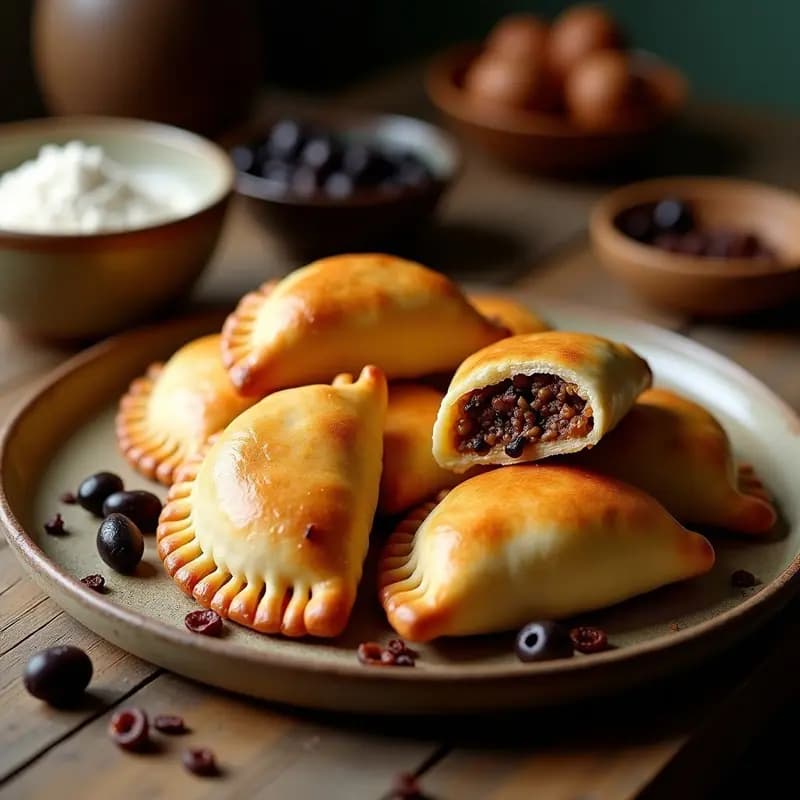 Empanadas de Pino con Carne Molida y Huevos Duros: Receta Chilena de la Abuela