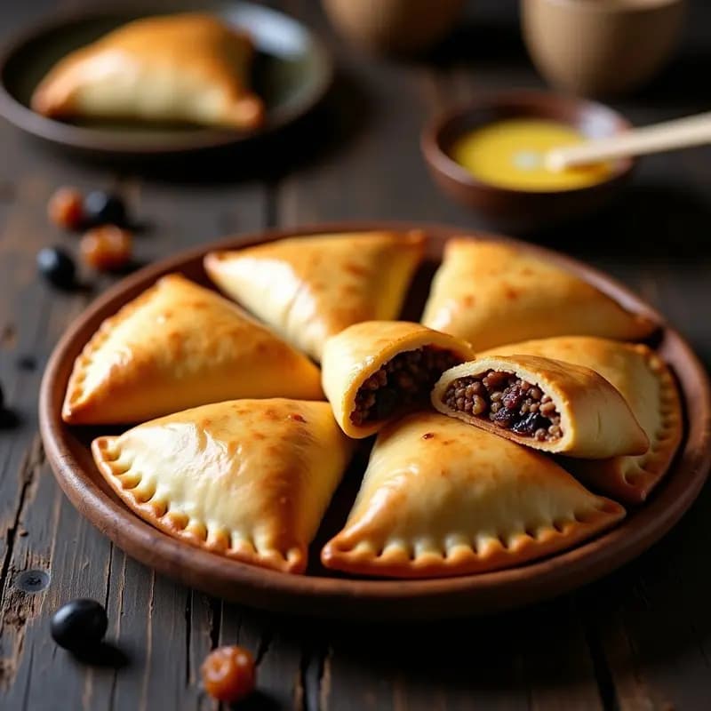 Empanadas de Pino: Receta Chilena de Carne Picada y Pasas en Olla Exprés