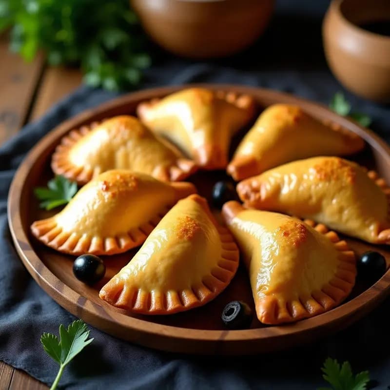 Empanadas de Pino (Pino Empeinado) Chilenas: Relleno de Carne, Aceitunas y Huevos Duros en Thermomix