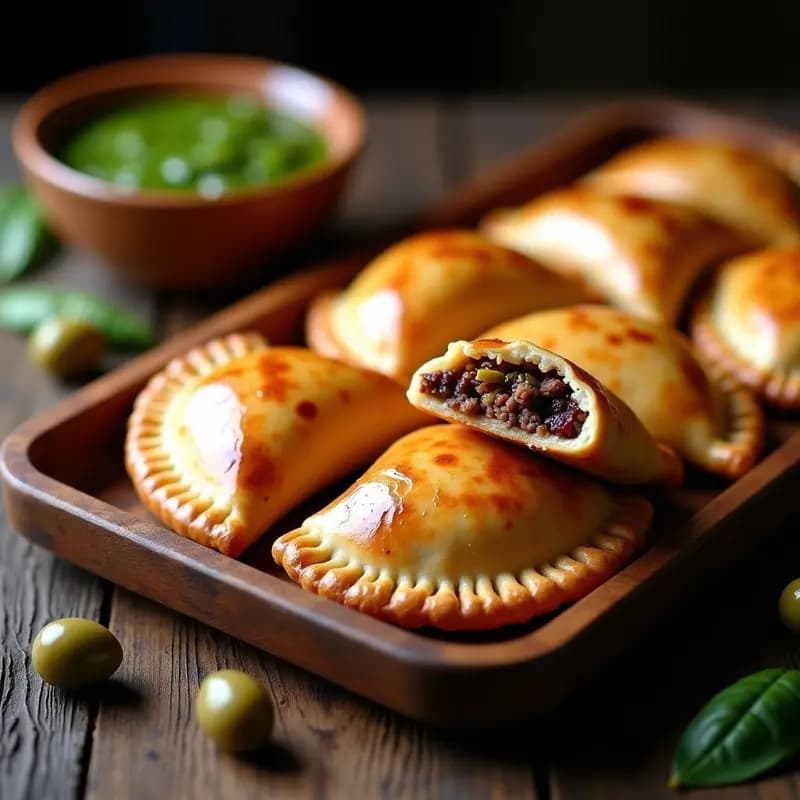 Empanadas de Pino Argentinas con Masa de Espelta: Receta Tradicional Sin Gluten