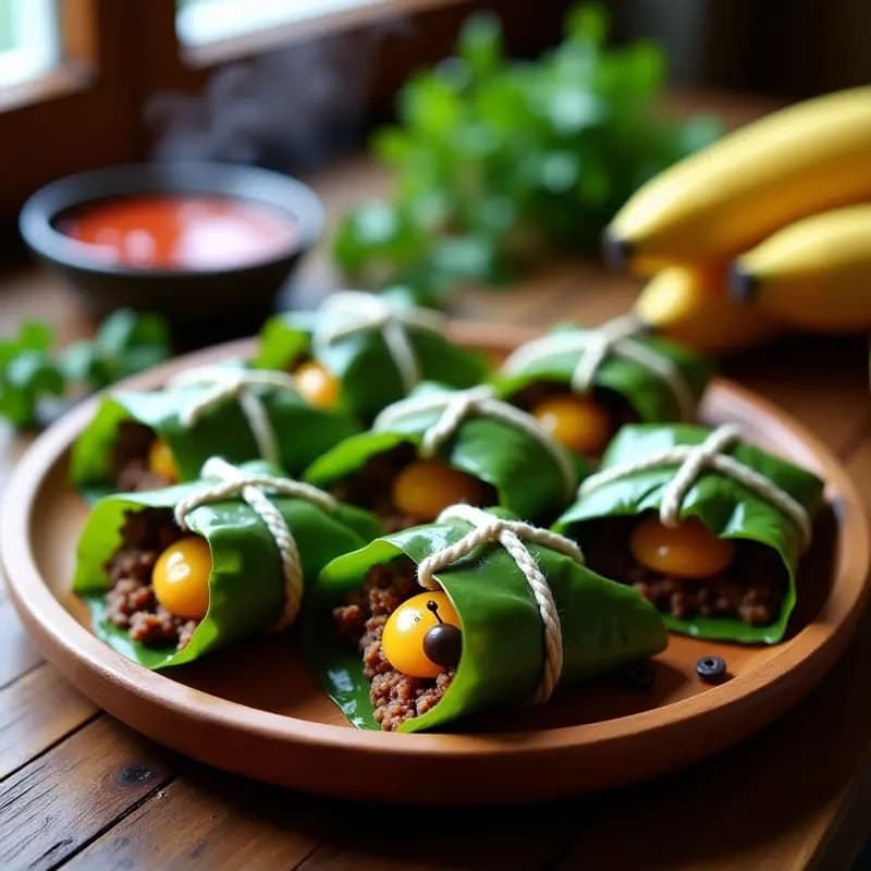 Empanadas de Pino en Hoja de Plátano: Receta Chilena Sin Horno y Sin Gluten