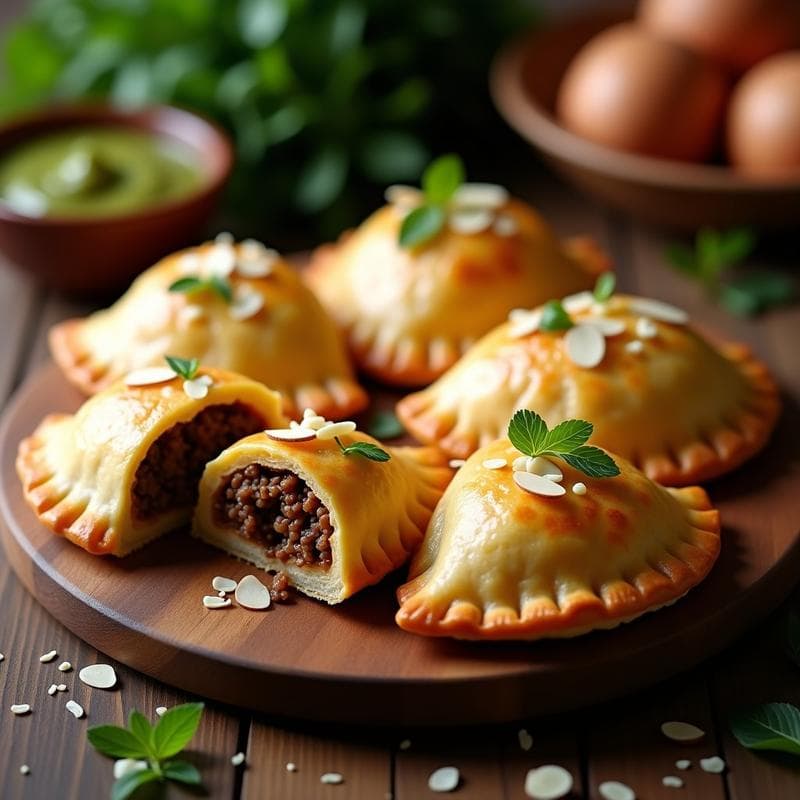 Empanadas de Pino y Queso Manchego: Receta Chilena en Airfryer con Masa Integral