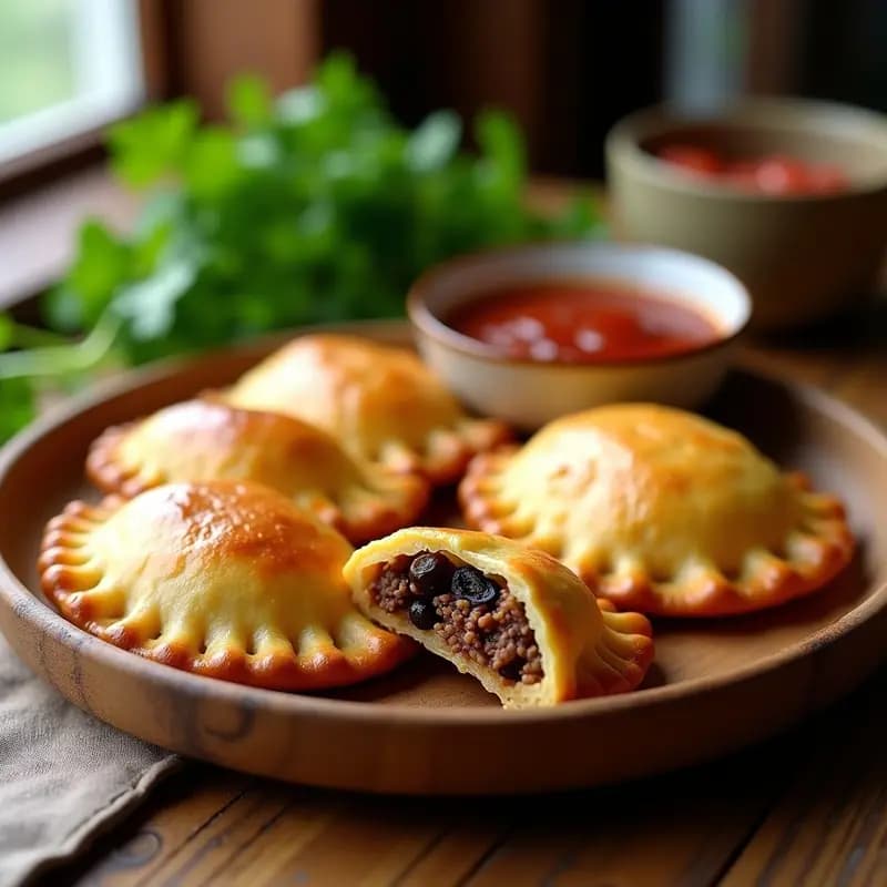 Empanadas de Pino (Chilenas) con Masa de Maíz: Receta Sin Gluten en Airfryer