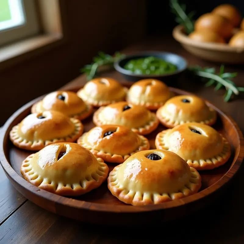 Empanadas de Pino Chilenas con Masa de Harina de Trigo: Receta Tradicional en Horno