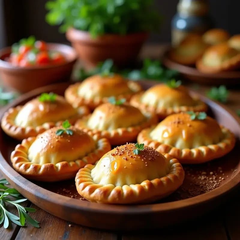 Empanadas de Pino con Merquén: Receta Chilena con Toque Ahumado en Horno