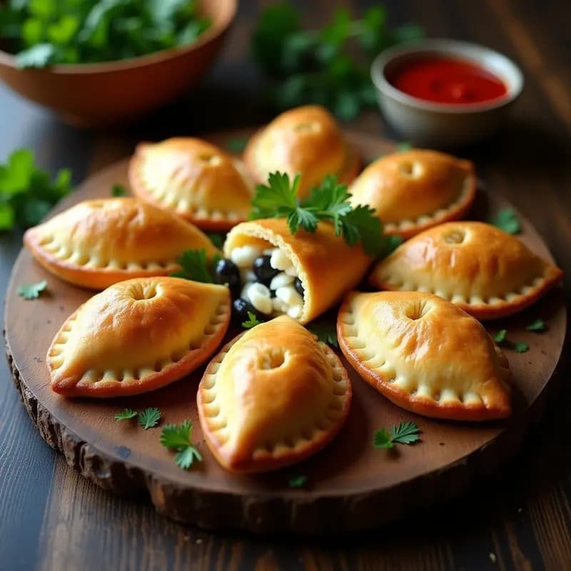 Empanadas de Pino con Merluza y Aceitunas: Receta Chilena Tradicional en Hojaldre Integral