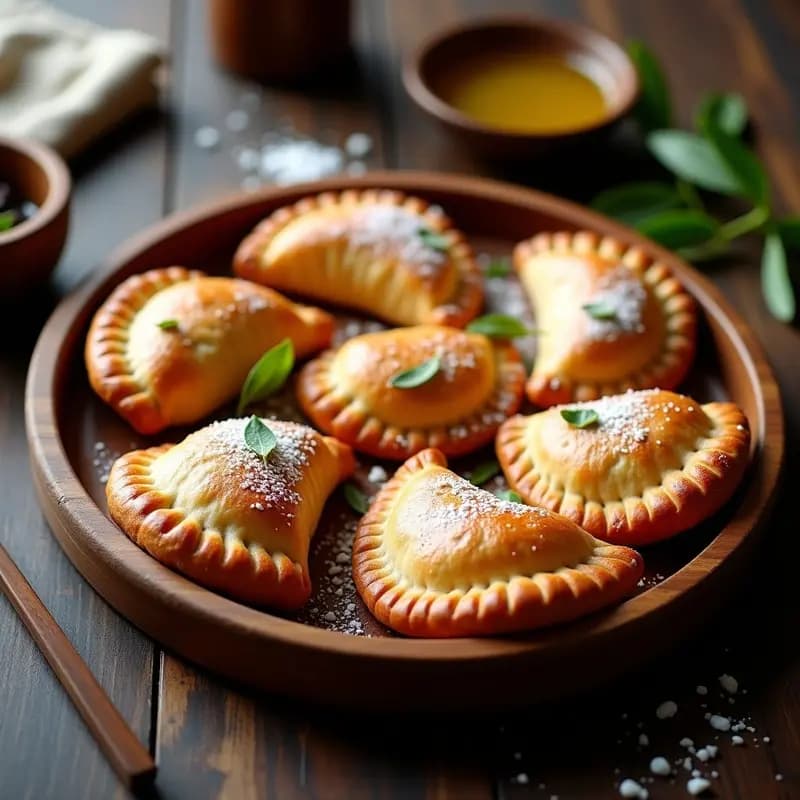 Empanadas de Pino con Merluza Ahumada: Receta Chilena Gourmet en Horno