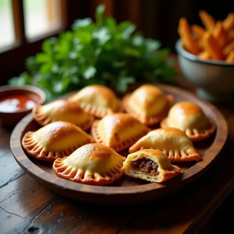 Empanandas de Pino con Merluza y Pasas: Receta Chilena Tradicional al Horno