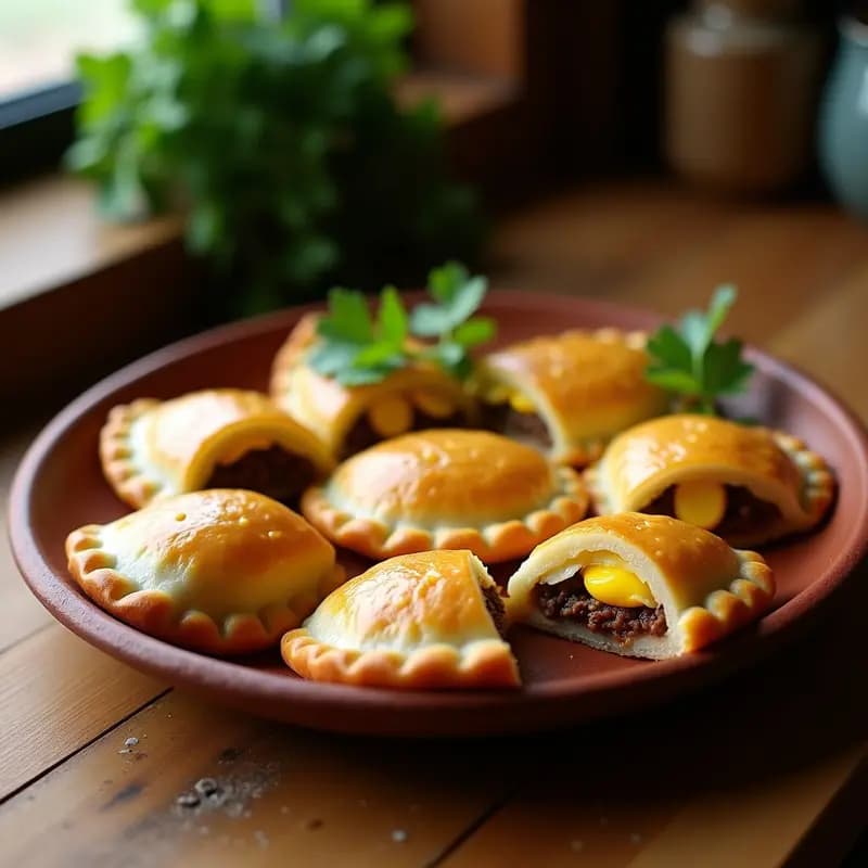 Empanadas de Pino (Pastel de Choclo chileno): Receta Tradicional Sin Horno en Airfryer