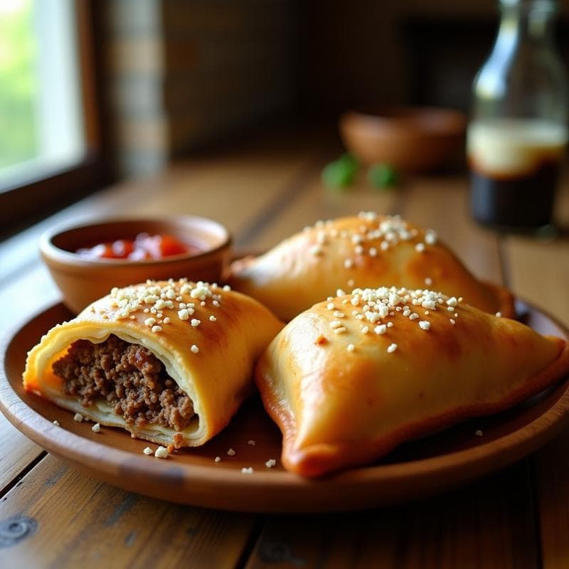 Empanadas de Pino y Queso de Cabra: Receta Chilena en Airfryer Crujiente y Tradicional