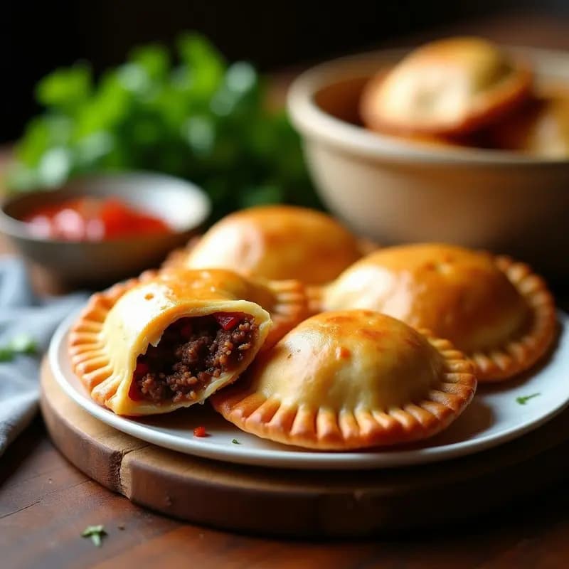 Empanadas de Pino y Queso de Cabra: Receta Chilena Gourmet con Toque picante