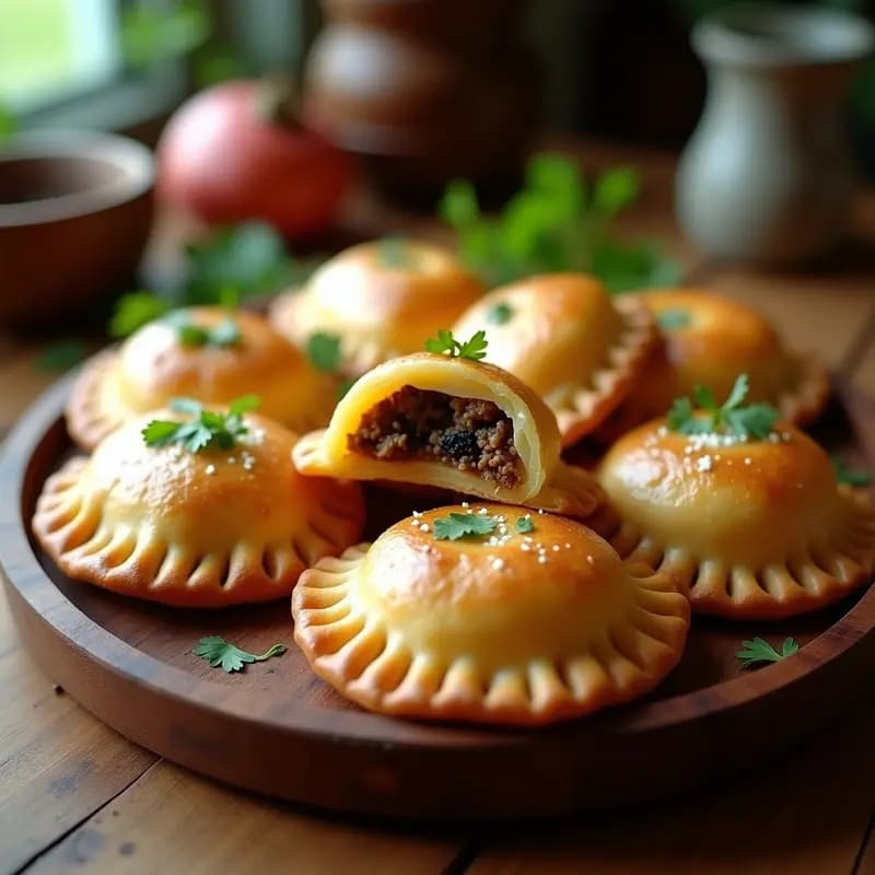 Empanadas de Pino y Queso de Oveja: Receta Chilena Gourmet en Airfryer Sin Fritura