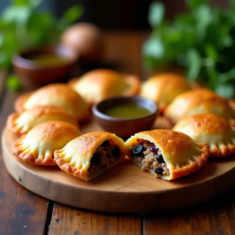 Empanadas de Pino con Carne de Soja y Queso Vegano: Receta Chilena en Airfryer