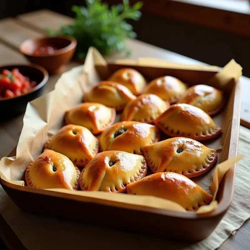Empanadas de Pino Chilenas con Carne de Soja: Receta Vegana y Reconfortante al Horno
