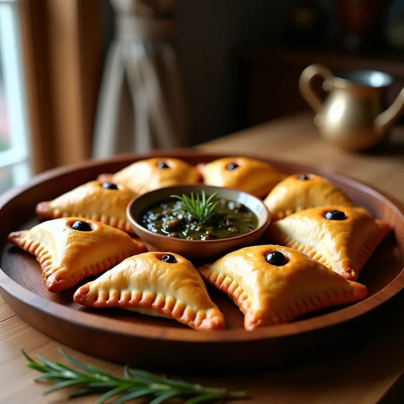 Empanadas de Pino Argentinas con Carne de Soy Texturizada: Receta Vegana al Horno