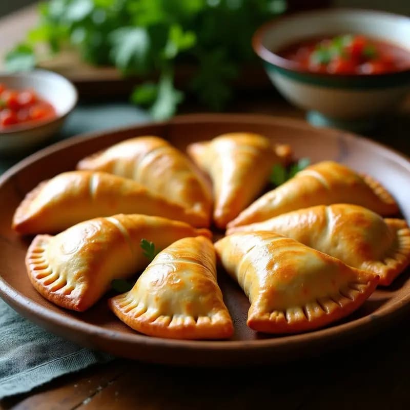 Empanadas Chilenas de Pino con Relleno de Soya Texturizada: Receta Vegana en Horno