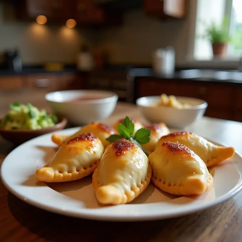 Empanadas Chilenas de Pino Vegano con Aceitunas y Pasas: Receta al Horno y Sin Huevo