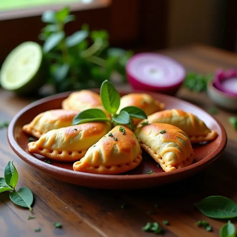 Empanadas de Piscado y Yuca: Receta Peruana Sin Harina con Masa de Maíz Morado