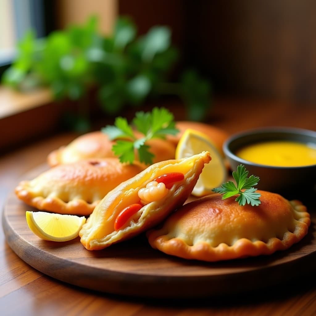 Empanadas de Pisco y Camarones: Receta Chilena Gourmet en Airfryer con Masa de Yuca