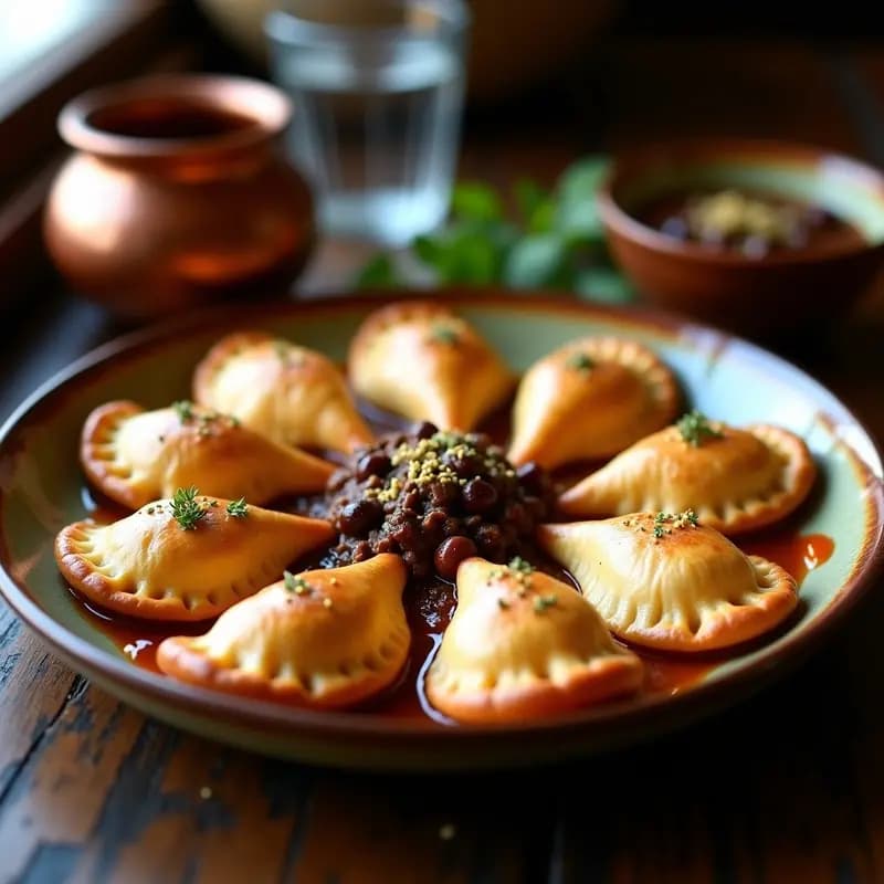 Empanadas de Pisco y Carne de Res: Receta Peruana Tradición en Hojaldre
