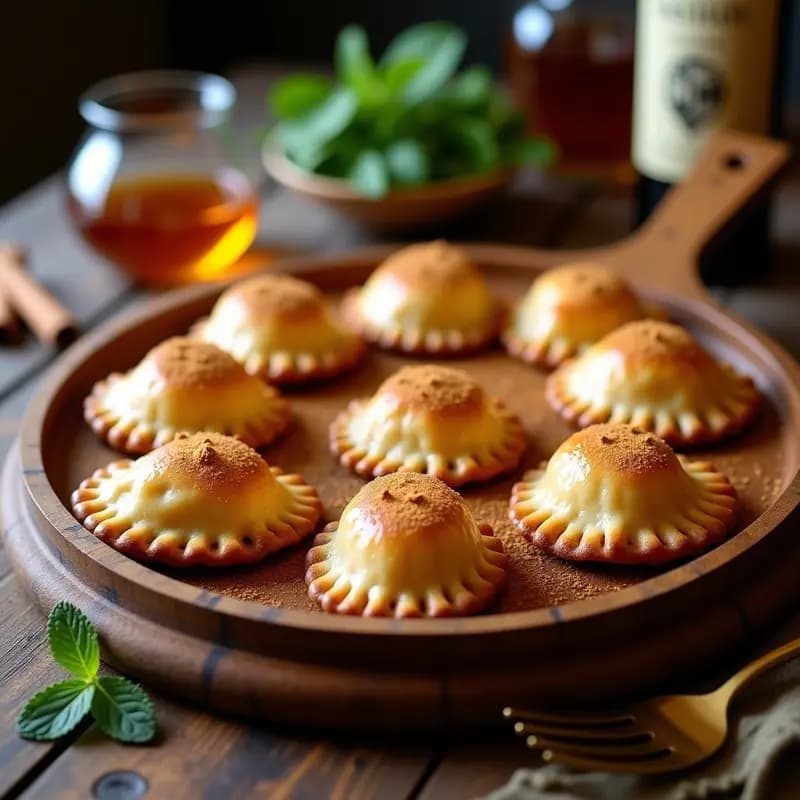 Empanadas de Pisco y Pasas: Postre Peruano Tradicional en Horno con Toque Dulce