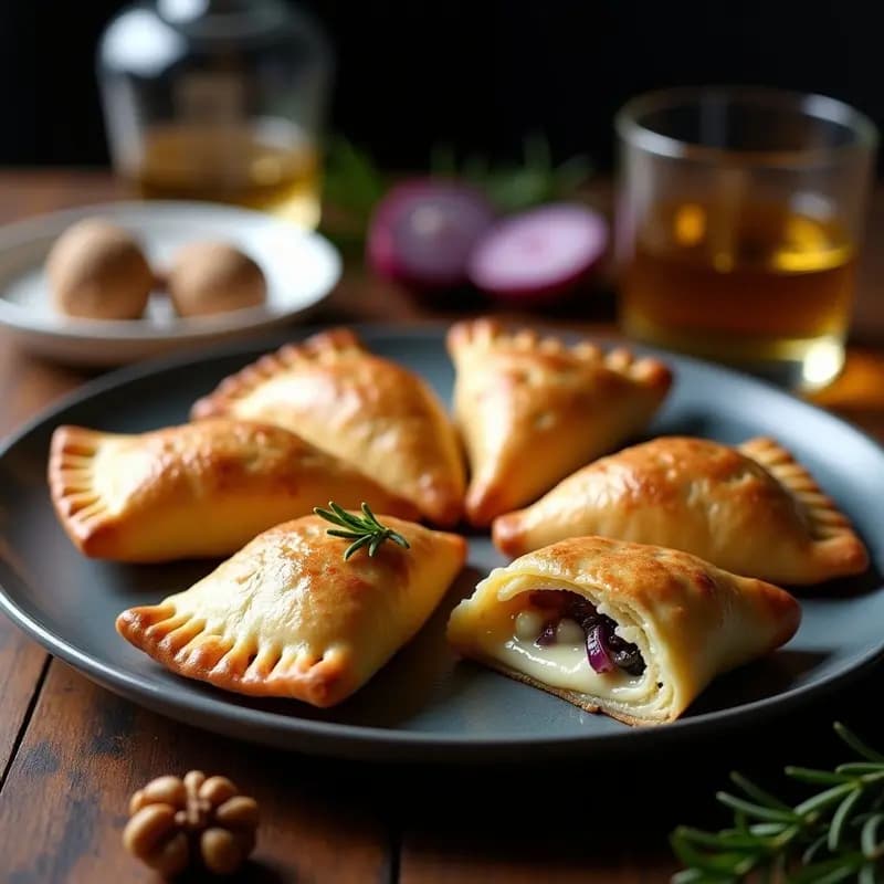 Empanadas de Pisco y Queso Azul: Receta Chilena Gourmet con Toque Alcóholico