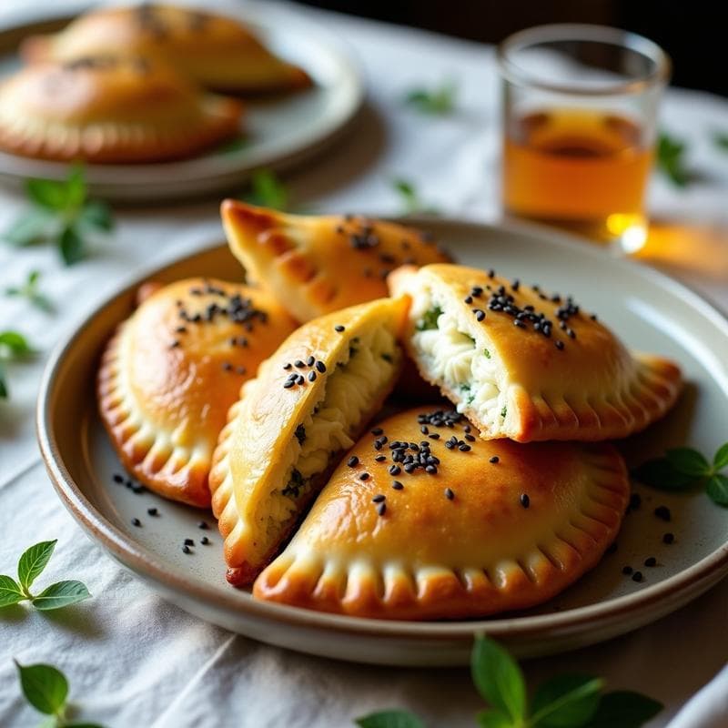 Empanadas de Pisco y Queso de Cabra: Receta Peruana Gourmet en Thermomix