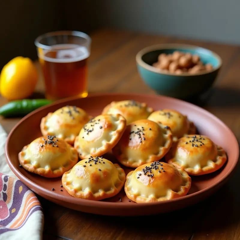 Empanadas de Pisco y Queso de Cashew: Receta Peruana Vegana y Sin Gluten