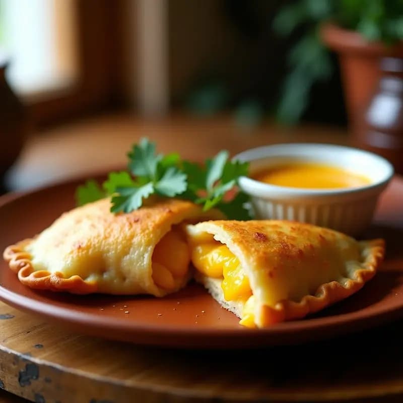 Empanadas de Pisco y Qeso Fresco con Masa de Yuca: Receta Peruana Frita en Airfryer