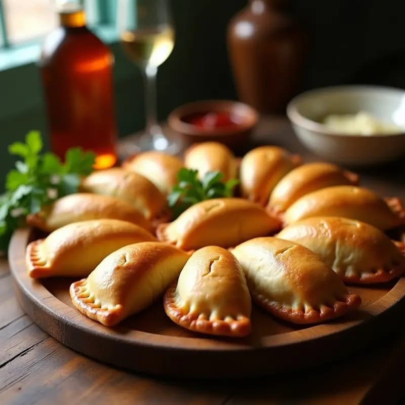 Empanadas de Pisco y Queso: Receta Peruana Tradicional con Toque de Licor