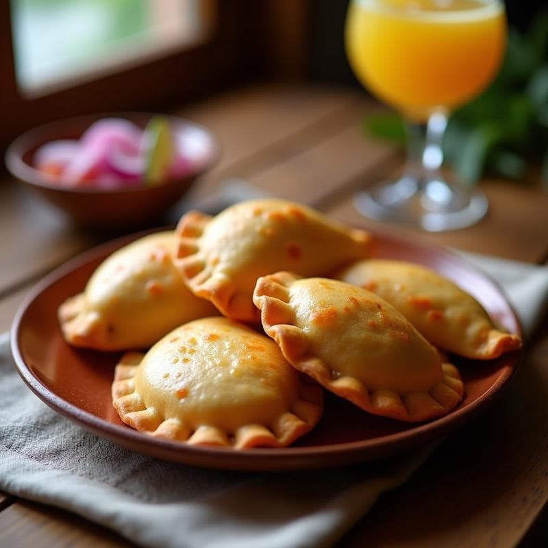 Empanadas de Pisco y Queso Quesadilla: Receta Peruana Crujiente en Airfryer