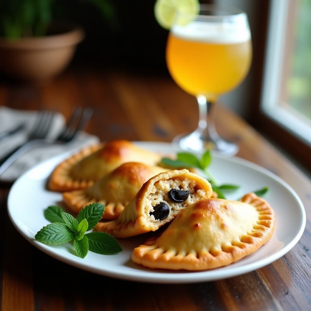 Empanadas de Pisco Sour con Relleno de Pollo y Aceitunas: Receta Peruana en Airfryer