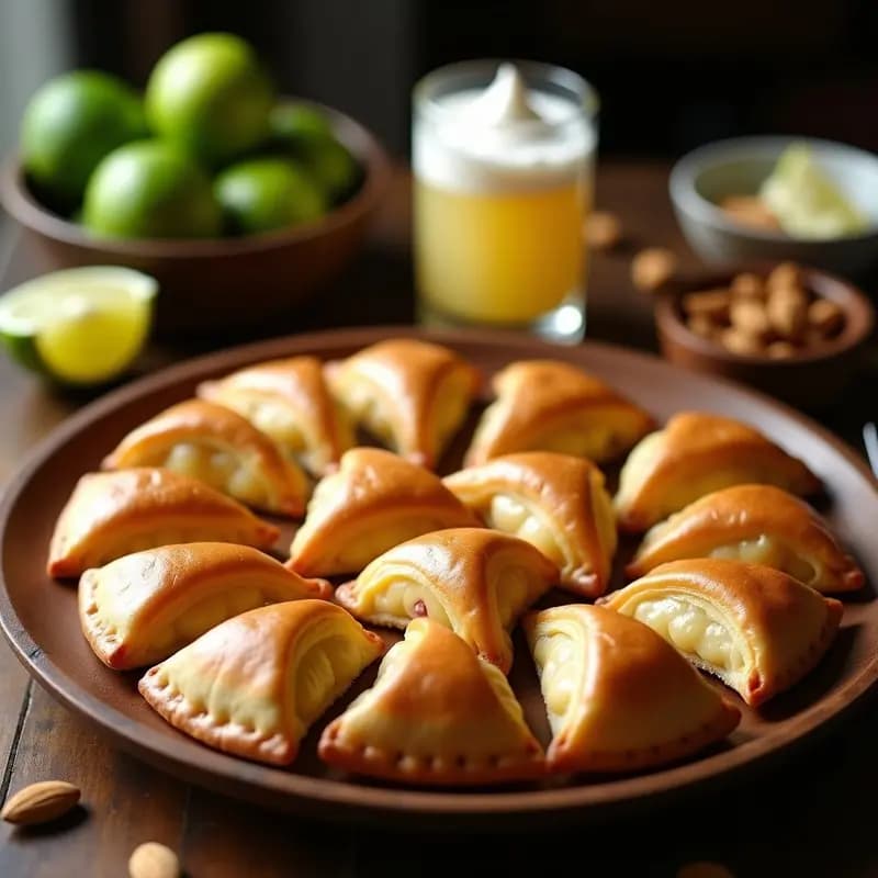 Empanadas de Pisco Sour: Receta Peruana Dulce y Ácida en Horno