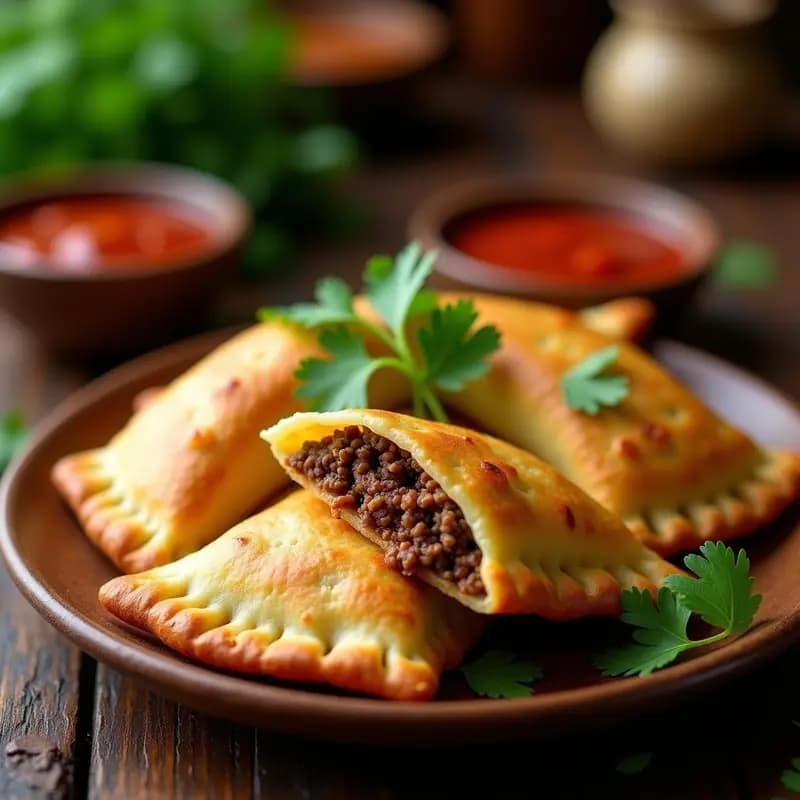 Empanadas de Masa de Plátano Macho con Carne Molida: Receta Ecuatoriana en Airfryer