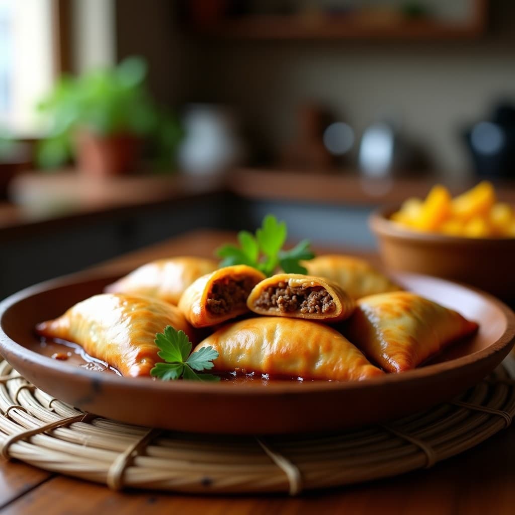 Empanadas de Plátano Macho y Carne de Res: Receta Caribeña en Olla Lenta