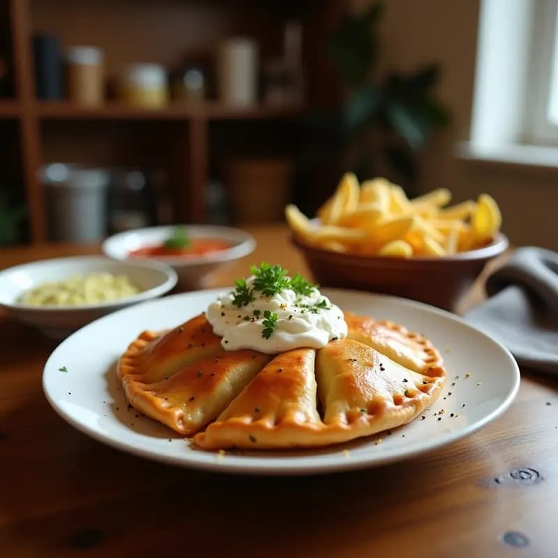 Empanadas de Plátano Macho y Chorizo Vegano: Receta Dominicana en Airfryer