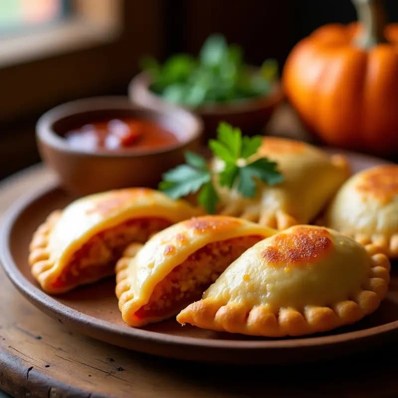 Empanadas de Queso de Ahuyama y Chipotle: Receta Mexicana Vegana y Picante