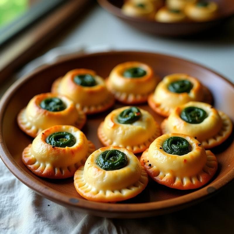 Empanadas de Queso de Albaricoque y Algas Espirulina: Receta sin Harina y Sin Horno
