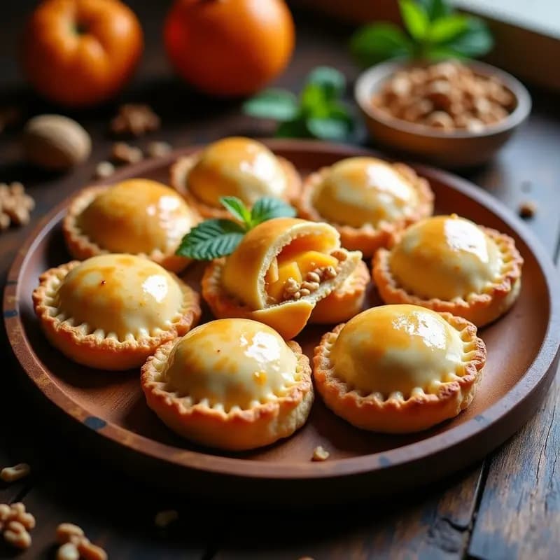 Empanadas de Queso de Almendras y Membrillo: Postre Argentino Keto y Sin Harina