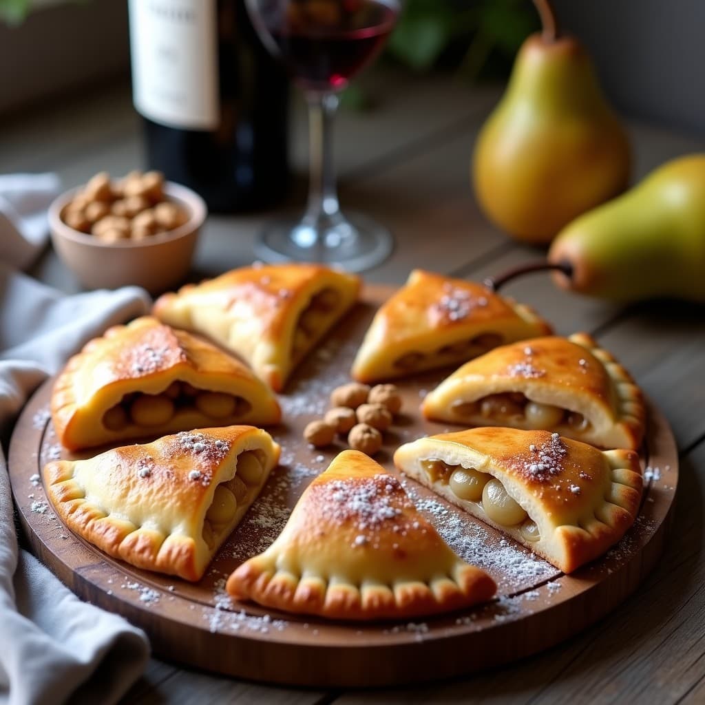 Empanadas de Queso Azul y Peras al Vino: Receta Argentina Dulce-Salada en Thermomix