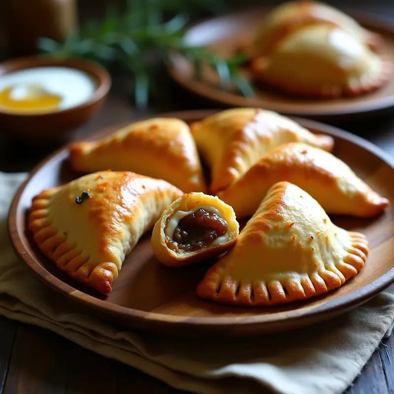 Empanadas de QuesoBlue y Dátiles: Receta Argentina Dulce-Salada en Airfryer